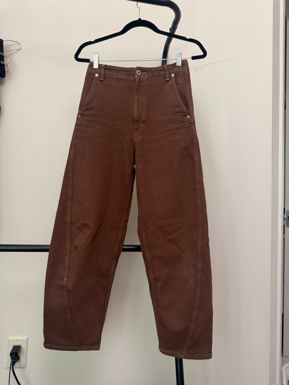 Levis Brown (Dyed) Carved Trouser Size 25